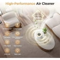 thumbnail image 6 of Purifiers for Home Large Rooms to 1200ft², H13 True HEPA Filter with Aromatherapy, Timer, Sleep Mode, Night Light for Bedroom Pets Odor Dander Pollen (White), 6 of 9