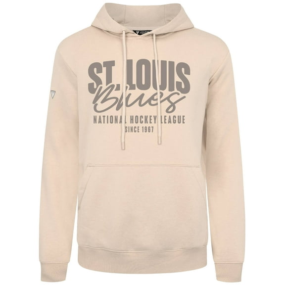 Men's Levelwear Khaki St. Louis Blues Podium Response Pullover Hoodie