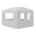 thumbnail image 3 of Patio Outdoor Gazebo Party Tent Canopy White/Blue 10'x 13/ 10'x 20'/ 10'x 30', 3 of 20