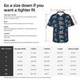 thumbnail image 6 of Lsque Skateboard Rides Cartoon Lobster pattern Hawaiian Shirt for Men, Unisex Summer Beach Casual Short Sleeve Button Down Shirts-X-Large, 6 of 9