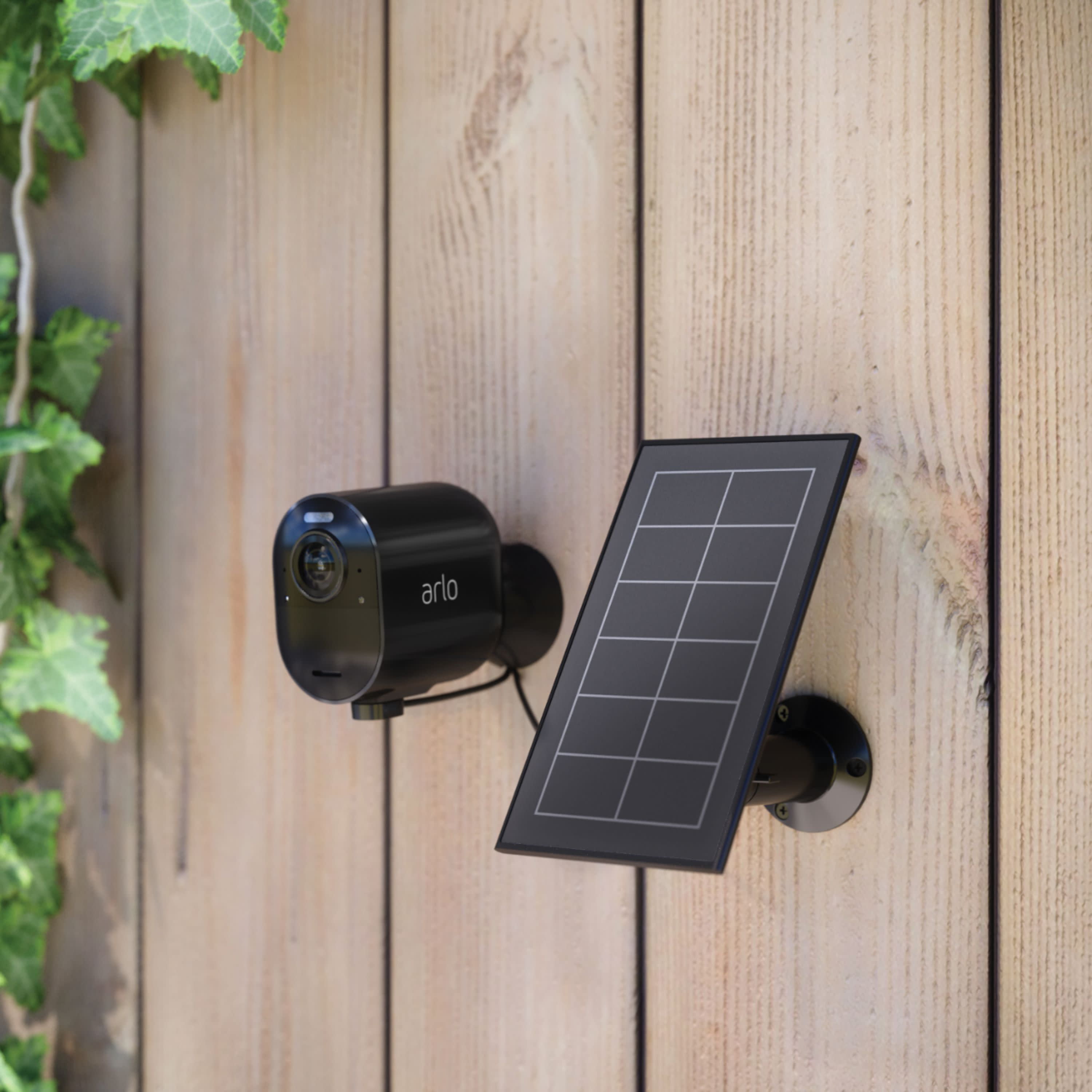 Hr hver sår Arlo Mounted Solar Panel Charger for Ultra, Ultra 2, Pro 3 and Pro 4  Cameras , Black, Black - Walmart.com