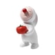thumbnail image 4 of Figura de conejo de resina con forma de nariz roja para decorar la entrada del hogar. Caqui de pie, 4 of 9