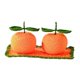 thumbnail image 3 of Adorno Para Salpicadero De Coche, Naranjas Tejidas A Mano, Feng Shui, Para Dormitorio, Multiusos Macarena Naranja simulada, 3 of 8