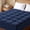 Navy, variant on Vccoem Queen Mattress Topper, 2" Cooling Pillow Top & 8-21" Deep Pocket, Plush Mattress Pad Cover for Breathable Comfort, White