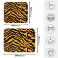 thumbnail image 4 of Tiger Print Background Drying Dish Mat Quick Drying Absorbent Soft Durable for Kitchen 18" x 24", 4 of 10