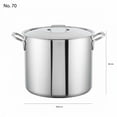 thumbnail image 2 of OLLA DE ALUMINIO GRANDE  TRIPLE FUERTE CON TAPA No. 70 GRAN CHEF, 2 of 3