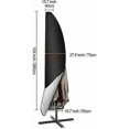 thumbnail image 4 of 2025 Parasol cover, 265 cm garden parasol cover / Oxford parasol cover, waterproof, black A, 4 of 5