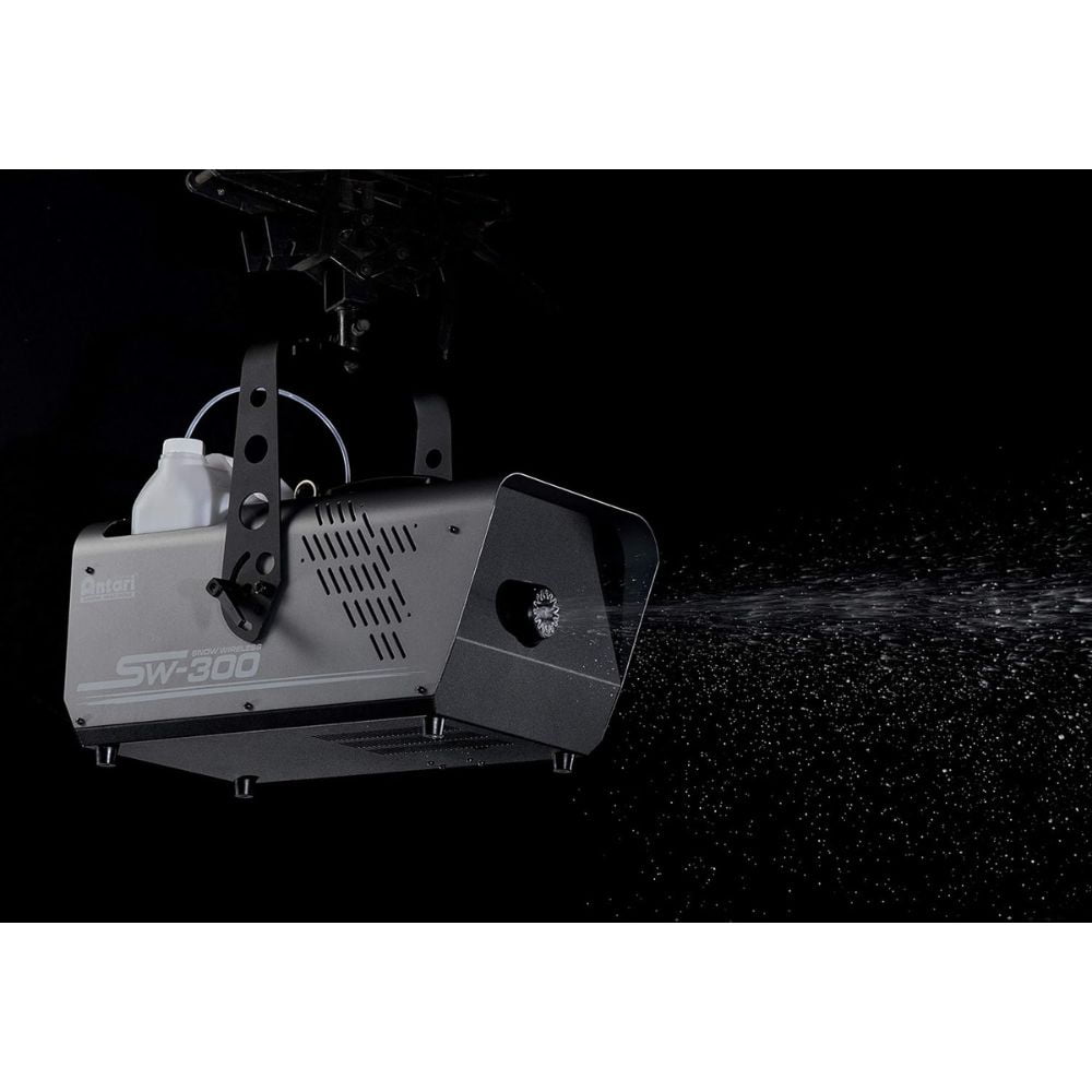 Antari SW-300 Long-Throw Snow Machine Bundle with 4L BOTTLE - STANDARD SNOW FLUID