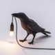 thumbnail image 2 of Mesita de noche con luz de cabecera,noche lámpara de noche led escritorio pared mesa de noche toque,niños inteligentes en forma de pájaro mesa de dormitorio pequeña lectura,Oficina, 2 of 9