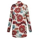 thumbnail image 4 of Chaqueta holgada de manga larga para otoño e invierno con estampado étnico de flores para mujer, abrigo con estampado geométrico Vintage Pompotops  qwe19785, 4 of 9