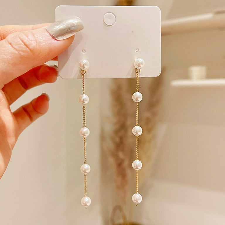 Faux pearl earrings walmart store