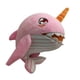 thumbnail image 1 of Animal de peluche musical Narwhal de para de cumpleaños de bebés y niños Rosado, 1 of 7
