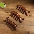 thumbnail image 3 of Sandalwood Massage Comb Five-Tooth Handleless Wooden Comb Blood Circulation Smooth Hair Mother's Day Gift, 3 of 7