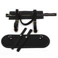 thumbnail image 4 of 6 piezas de bricolaje bolso de cuero de la PU conjunto de tejer cierres de uñas monedero inferior para tejer bolsas tejidas para dormir Negro Baoblaze Tejido de bolso de bricolaje, 4 of 8