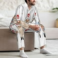 thumbnail image 7 of Balery Nurse doctor gnome Pattern Pajama Sets for Men Long Sleeve 2 Piece Sleepwear Loungewear Sets Soft PJ's with Pockets Long Sleeve Comfy Pj Sets-XX-Large, 7 of 7