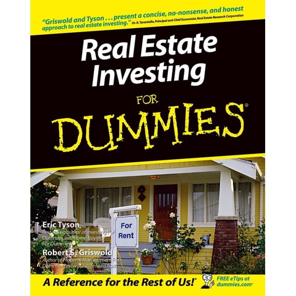 Pre-Owned Real Estate Investing for Dummies (Paperback) by Eric Tyson, Griswold