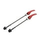 thumbnail image 1 of Juego de cierres rápidos delanteros y traseros para bicicleta, de metal, portátiles y robustos para carretera. Rojo, 1 of 9