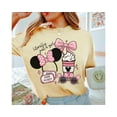 thumbnail image 4 of Disney Coquette Bow Literally Just A Girl Pink T-shirt, Minnie Mouse Girl Trip Outfits, WDW Disneyland Vacation 2026 Shirt, Family Holiday, 4 of 6