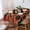 Brown, variant on Aztec Southwest Tablecloth Rectangle Table Cloth 60x102, Waterproof Tablecloth Outdoor Table Cloth, Orange Black Boho Tribes Abstract Washable Table Cover for Kitchen Dinning Party