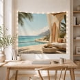 thumbnail image 5 of Ocean Waves Luxurious with Outdoor Patio Overlooking Tropical, Mystical Fantasy for Space Lovers, Galaxy Room Decor, Mother'S Day Gift, Tapestry Wall Hanging for Bedroom and Dorm, 5 of 7