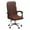 Brown, variant on Computer Office Chair Cover with Zipper Spandex Stretch Polyester Desk Task Seat Covers Stretch Rotating Chair Slipcover Chair Décor