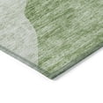 thumbnail image 4 of HomeRoots 580703 8 x 10 ft. Abstract Washable Indoor & Outdoor Rectangle Area Rug, Olive Green & Fern Green, 4 of 5