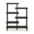 thumbnail image 3 of Furinno Turn-N-Tube 31.50 W X 11.61 D X 39.45 H 6-Shelf Decorative Shelves, Espresso and Black, 3 of 4