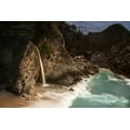 thumbnail image 2 of Jaynes Gallery 14x11 Black Ornate Wood Framed with Double Matting Museum Art Print Titled - California-Julia Pfeiffer Burns State Park McWay Falls into small cove, 2 of 4