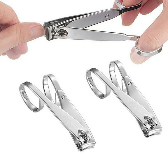 Portable Professional Carbon Steel Nail Clipper Scissor Cutter Manicure Trimmer