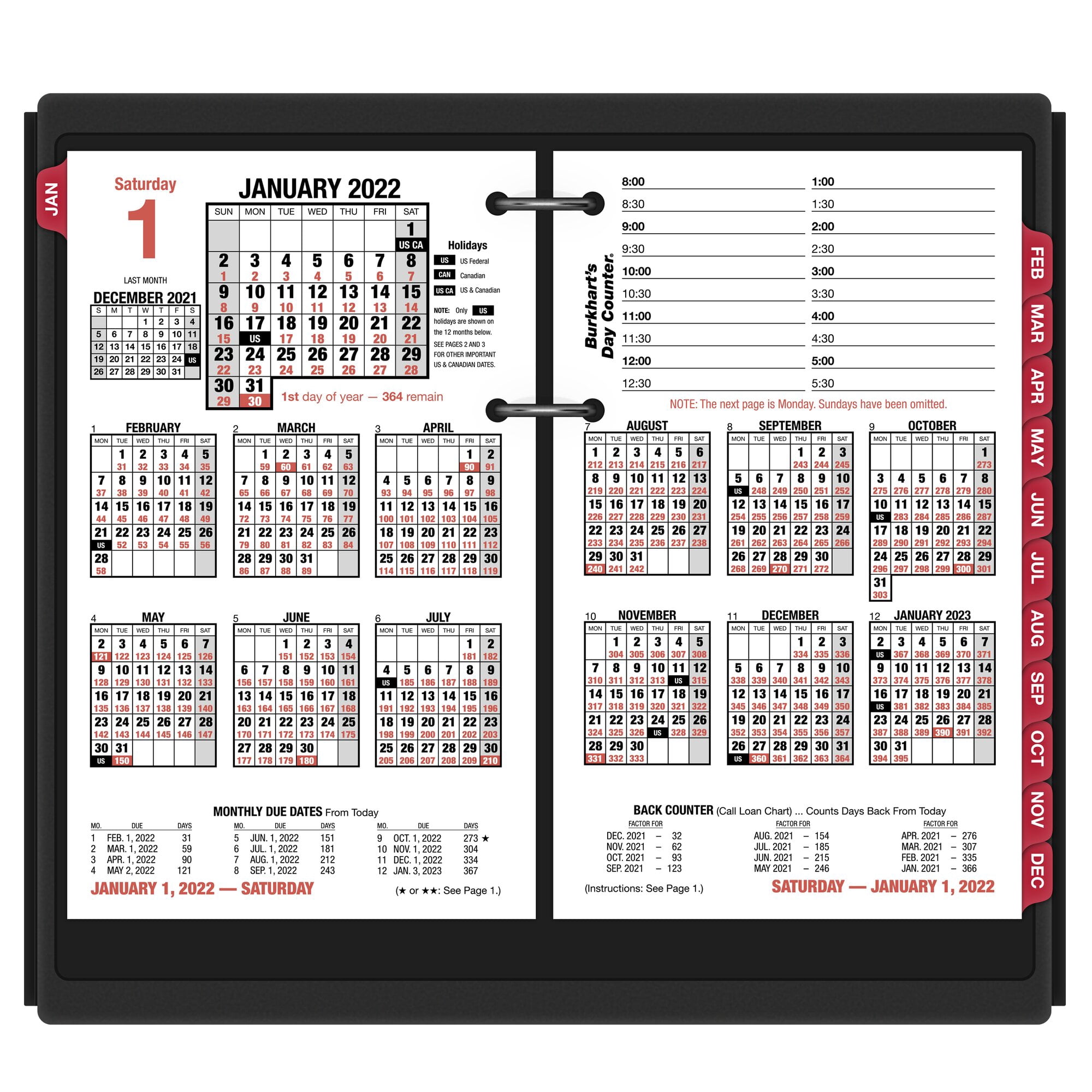 AT A GLANCE Daily Loose Leaf Desk Calendar Refill 4 1 2 X 8 January AT A GLANCE Daily Loose Leaf Desk Calendar Refill 4 1 2 X 8 January