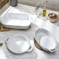 thumbnail image 3 of Staub Ceramic 3-pc Mixed Baking Dish Set - White, 3 of 4