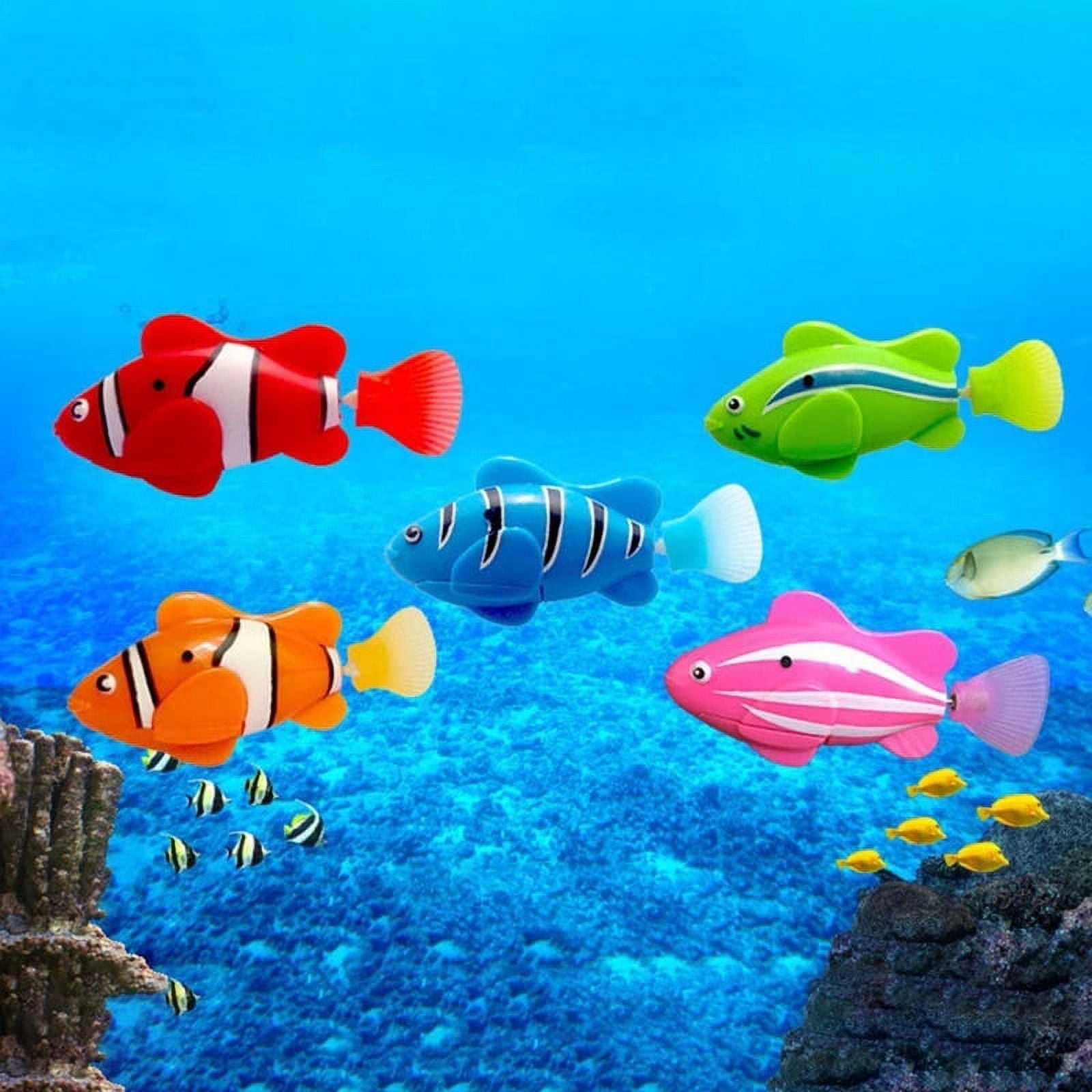 Dropship Swimming Robot Fish Cat Toy; Interactive Fish Cat Toys