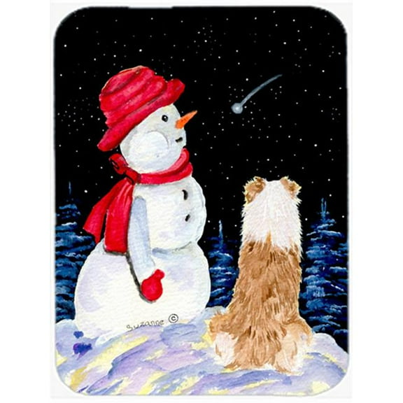 Carolines Treasures SS8573LCB Australian Shepherd Glass Cutting Board Large, 12H x 16W, multicolor