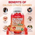 thumbnail image 3 of Gomitas de citrato de calcio GrnLife, 1000 mg, sin azúcar, 120 unidades, 3 of 7