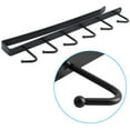 thumbnail image 3 of 4Pcs Wine Glasses Storage Hook Mutifunctional Kitchen Utensil Without Drilling Rack Scarf Hanging Hook Rack Holder Under Cabinet Closet, 3 of 6