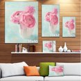 thumbnail image 3 of Pink Ranunculus Flowers in Vase - Floral Canvas Art Print, 3 of 4