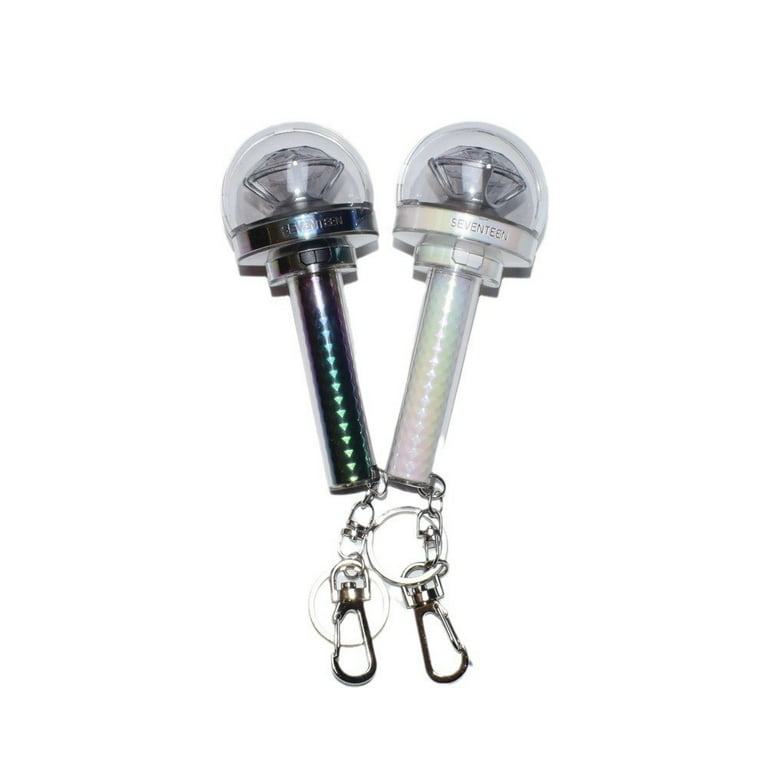 SEVENTEEN セブチ LIGHT STICK KEY RING Kpop Idol Seventeen Mini Lightstick Key Ring Glow Stick