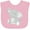 AD-Pink, variant on Inktastic Elephant Boys or Girls Baby Bib