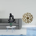 thumbnail image 2 of Escultura Abstracta Moderna, Estatua Decorativa Coleccionable Para Sala De Estar, Estantería, Decoración Del Hogar, Arte Mural De Metal, Placa Rústica De Hierro Forjado Con Paisaje, Colgante, 2 of 8