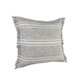 thumbnail image 3 of Ox Bay Babel 24" x 24" Gray Striped Indoor/Outdoor Adult Decorative Throw Pillow, 3 of 11