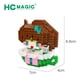 thumbnail image 1 of Disney Building Blocks Mickey Mouse Donald Duck Goofy Bricks Anime Mini Action Figures Heads Assembly Toys Kids Birthday GiftsWith box Gao Jinjia LED, 1 of 2