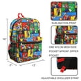 thumbnail image 4 of Super Mario Brothers All-Over Print 16" Backpack, 4 of 7
