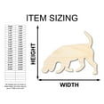 thumbnail image 2 of Unfinished Wood Hunting Dog Silhouette 46" / 1", 2 of 3