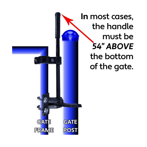 Swimming Pool Fence Door Lock Guardrail Latch Pool Fence Gate Latch