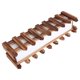thumbnail image 5 of Maceta de arreglo floral con diseño de valla de madera de 1 pieza (marrón claro) HOMEMAXS 10070364-MX, 5 of 6