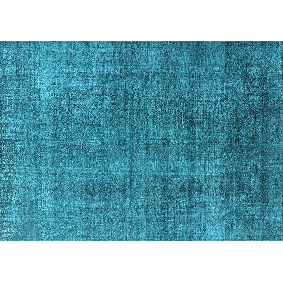 Ahgly Company Indoor Rectangle Oriental Light Blue Industrial Area Rugs, 2' x 4'