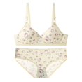 thumbnail image 1 of Sanrio Hello Kitty Ropa interior Kawaii Dibujos animados Chicas Sexy Sujetador Sin aros Push Up Ropa interior Mujer Deportes Sujetador a prueba de golpes Pantalones, 1 of 5