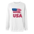 thumbnail image 3 of ICHUANYI Clearance Fashion Women Round Neck Long Sleeve Printing Loose Sweatshirt Blouse Tops ICHUANYI "ICHUANYI", 3 of 4