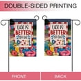 thumbnail image 4 of Life is Better by the Pool Summer Garden Flag Double Sided, Flamingo Juice Decorative Yard Outdoor Small Decor Burlap Home Outside Decoration 12.5 x 18, 4 of 6