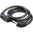thumbnail image 5 of Bike Lock Cable 2 Pack 4 ft 8mm Combination Lock for Bikes Scooters Black, 5 of 9